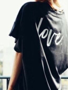 Victoria's Secret Black Love Kimono